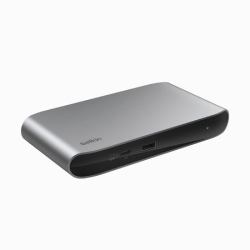 Belkin INC013VFSGY interface hub Thunderbolt 4 40000 Mbit/s Black, Grey (Belkin CONNECT 5-in-1 Core Hub - docki)