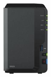 Synology DiskStation DS223 NAS Mini Tower Realtek RTD1619B 2 Go DDR4 12 To HDD DiskStation Manage...