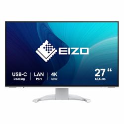 EIZO FlexScan EV2740X-WT écran plat de PC 68,6 cm [27"] 3840 x 2160 pixels 4K Ultra HD LCD Blanc 