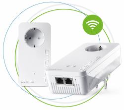 Devolo Magic 2 WiFi next Starter Kit 2400 Mbit/s Ethernet/LAN Blanc 2 pièce[s] (Devolo Magic 2 WiFi next Starter Kit 2)