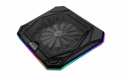 SureFire Bora X1 laptop cooling pad 43.2 cm [17"] 750 RPM Black (SureFire BORAX1 Gaming Cooling Pad RGB)