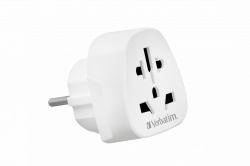 Verbatim World to Europe Adapter WTEU-02 Travel Plug (VERBATIM WTEU-02 ADAPTADOR PLUG)