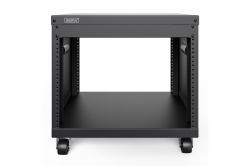 Digitus Universal 19-Inch Equipment Rack with Castors, 8U (UNI 19-INCH RACK WITH CASTORS 8U)