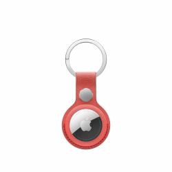 Apple AirTag FineWoven Key Ring - Coral (AIRTAG FINE WOVEN KEY RING - TAUPE)