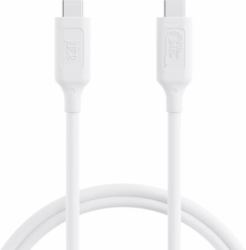 Juice JUI-CABLE-TYPEC-4.0-1M-RND-ECO-WHT câble USB USB4 Gen 2x2 USB C 240 W Bleu, Blanc 