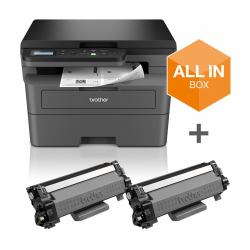 Brother DCP-L2627DWXL Laser A4 1200 x 1200 DPI 32 ppm Wi-Fi (DCP-L2627DWXL ALL-IN-BOX BUNDLE - 3IN1 MONO LASER PRINTR DARK GREY)