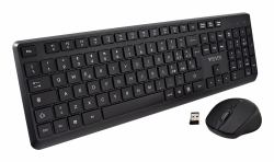 V7 CKW350IT clavier Souris incluse Universel USB QWERTY Anglais britannique Noir 