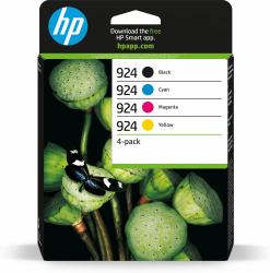HP 924 Pack de 4 Cartouches d’encre authentiques CMJN (HP 924 CYMK ORIGINAL INK CARTRIDGE 4 PACK)