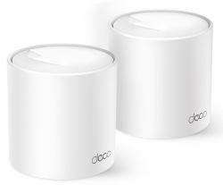 TP-Link Deco X10 Bi-bande [2,4 GHz / 5 GHz] Wi-Fi 6 [802.11ax] Blanc 2 Interne (TP-Link Deco X10 V1 - Wi-Fi system - [2 routers] - up to 3,900 sq.ft - mesh 1GbE Dual Band)