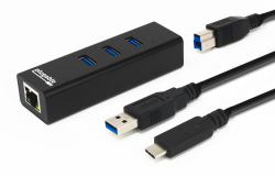 Plugable Technologies USB 3.0 Avec fil USB 3.2 Gen 1 [3.1 Gen 1] Type-B Noir 