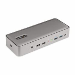 StarTech.com Dual-Laptop USB-C KVM Docking Station, Dual Monitor 4K 60Hz DisplayPort Dock, 5-Port USB Hub, GbE, 90W/45W Power Delivery to Two Laptops, Windows/Mac, 2-Host KVM Dock - TAA (DUAL-LAPTO...