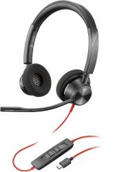 Blackwire 3320 Stereo USB-C - Headset +USB-C/A Adapter - Warranty: 24M