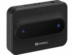 Sandberg 450-13 émetteur audio sans fil 3,5 mm 10 m Noir (BT Link For 2xHeadphone - Bluetooth Link For 2xHeadphone - Warranty: 60M)