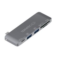 Terratec 283005 station d'accueil USB 3.2 Gen 1 [3.1 Gen 1] Type-C Gris 