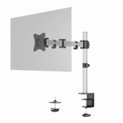 Durable 509423 support d'écran plat pour bureau 68,6 cm [27"] Mur Argent 