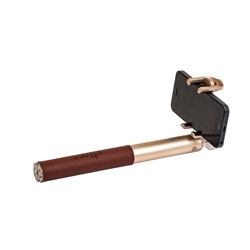 Ultron BT deluxe bâton support pour selfies Marron, Or (Bt Deluxe Selfie Stick Brown, - Gold - Warranty: 12M)