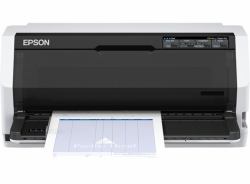 Epson LQ-690IIN (Epson LQ 690IIN - Printer - B/W - dot-matrix - 360 x 180 dpi - 24 pin - up to 529 char/sec - USB 2.0, parallel, LAN - black and white)