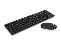 Conceptronic Orazio clavier Souris incluse Maison RF sans fil QWERTY Espagnole Noir 