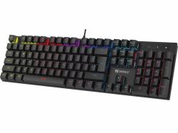 Sandberg 640-29 clavier Gaming USB QWERTY Nordique Noir 