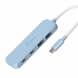 j5create Hub respectueux de l’environnement USB-C vers 4 ports Type-C et Type-A Gén 2 