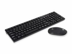 Conceptronic Orazio clavier Souris incluse Maison RF sans fil QWERTY Portuguais Noir 