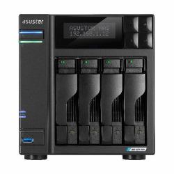 Asustor 90-AS6704T00-MD30 serveur de stockage NAS Bureau Intel® Celeron® N5105 4 Go DDR4 ADM Noir 