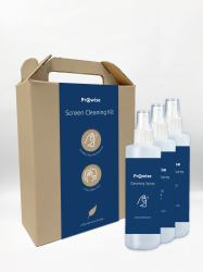 Prowise Screen Cleaning Kit | Natural formula | 3x240ml Effaceur lingettes amovibles pour tableau blanc avec produit nettoyant (Prowise Cleaning Kit for Screen, Panel)