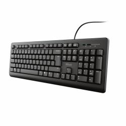 Trust Primo clavier Médical USB Nordique Noir 