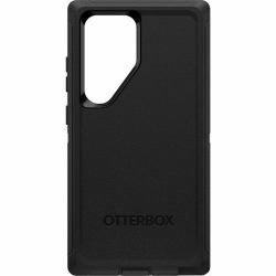 OtterBox Defender Series - Back cover for mobile phone - rugged - polycarbonate shell, synthetic rubber slipcover, polycarbonate holster - black - for Samsung Galaxy S24 Ultra