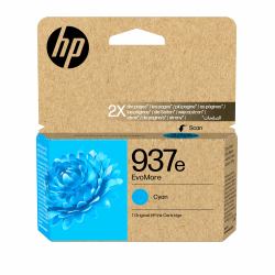 HP 937e EvoMore Cyan Original Ink Cartridge (HP 937E EvoMore Ink Cart Cy)