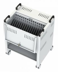 Loxit 7430-USB-A Organiseur de station de chargement Autonome Blanc (7430-USB-A - TabCart&reg; 16 USB A Charge Max 12W/Device)