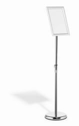 Durable 479823 sign holder/information stand A4 Aluminium, Plastic, Steel Silver (Durable Floor Stand Snap Frame A4)