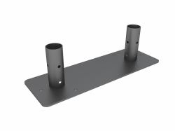 Multibrackets 6305 accessoire pour le montage d'écrans Base (M Pro Series - Bolt Down Dual Pole Plate)