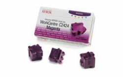 Tektronix Workcentre C2424 Solid Ink Magenta [3 Sticks] ink stick 3 pc[s] 3400 pages (Comp Xerox WorkCentre C2424 3 Magenta Inks 108R00661)