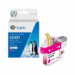 CTS Comp Brother LC421C Cyan Ink Cartridge 6.5ml Dye Ink 200 Pages