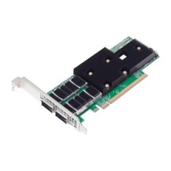 Broadcom P2200G Internal Ethernet (BC 200 GbE 2-port QSFP112 Server Adapter NetXtreme P2200G [2x QSFP112] bulk PCIe 5.0 x16 incl. full height and low profile bracket)