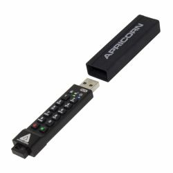 Apricorn Aegis Secure Key 3NX lecteur USB flash 16 Go USB Type-A 3.2 Gen 1 [3.1 Gen 1] Noir 