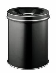 Durable SAFE Waste Bin 15L Black