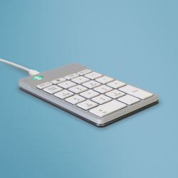 R-Go Tools Clavier R-Go Numpad Break, clavier numérique ergonomique avec logiciel de pause, fila...
