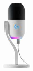 Logitech G Yeti GX Noir, Blanc Microphone de table (YETIGX DYNAMRGB G MIC LIGHTSYNC - OFF WHITE - EMEA28-935)