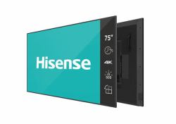 Hisense 75DM66D Signage Display 190.5 cm [75"] LED Wi-Fi 500 cd/m² 4K Ultra HD Black Built-in processor Android 11 24/7 (Hisense DM Series 75' 4K Digital Signage Display)