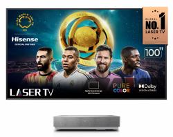 Hisense 100L5HTUKD projection TV 2700 ANSI lumens 4K [4096x2400] Grey, Silver (Hisense 100L5HTUKD data projector 2700 ANSI lumens 4K [4096x2400] Grey, Silver)