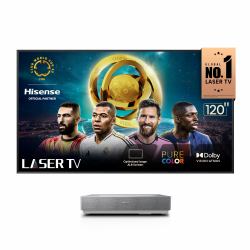 Hisense 120L5HTUKA projection TV 2700 ANSI lumens 4K [4096x2400] Grey (Hisense 120L5HTUKA data projector 2700 ANSI lumens 4K [4096x2400] Grey)