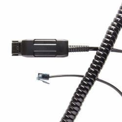 V7 BL-09+P câble de téléphone 2 m Noir 