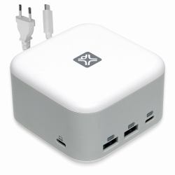 XtremeMac XWH-XCP-03 station d'accueil Avec fil USB 3.2 Gen 1 [3.1 Gen 1] Type-C Blanc 