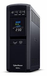 CyberPower CP1600EPFCLCD-UK uninterruptible power supply [UPS] Line-Interactive 1.6 kVA 1000 W 6 AC outlet[s] (CYBERPOWER CP1600EPFCLCD UPS 1600VA/1000WSinewave PFC compatible AVR GreenPower Energy...