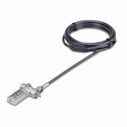 StarTech.com 25-Pack Universal Laptop Lock 6.6ft [2m], Serialized Security Cable for Notebook, Compatible With Noble Wedge®/Nano/K-Slot, Keyless Combination Cable - TAA (Startech 25-Pack Laptop Lo...