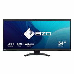 EIZO FlexScan EV3450XC-BK écran plat de PC 86,6 cm [34.1"] 3440 x 1440 pixels UltraWide Quad HD ...