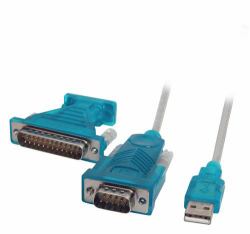 USB2.0/RS232 CONVERTER AKTIV - A-STECKER/DB9-STECKER 1.8M