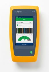 Fluke LIQ-100-IE testeur de câble réseau Testeur de câbles à paire torsadée Jaune, Gris (LINKIQ TESTER W/ INDUSTRIAL - ETHERNET ADAPTER KIT - Warranty: 12M)
